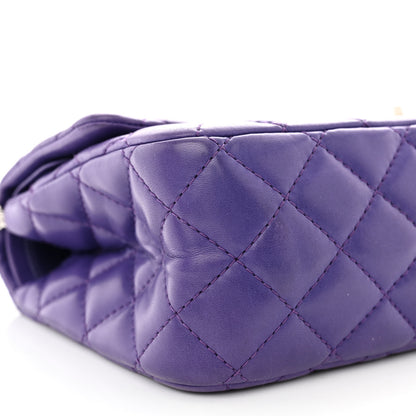 Chanel Lambskin Quilted 2.55 Reissue 226 Flap Purple 9 of 12