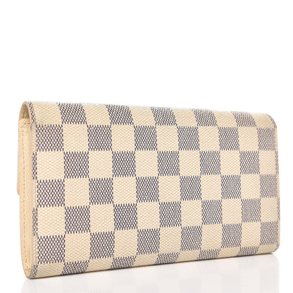 Louis Vuitton Damier Azur Sarah Wallet 3 of 9