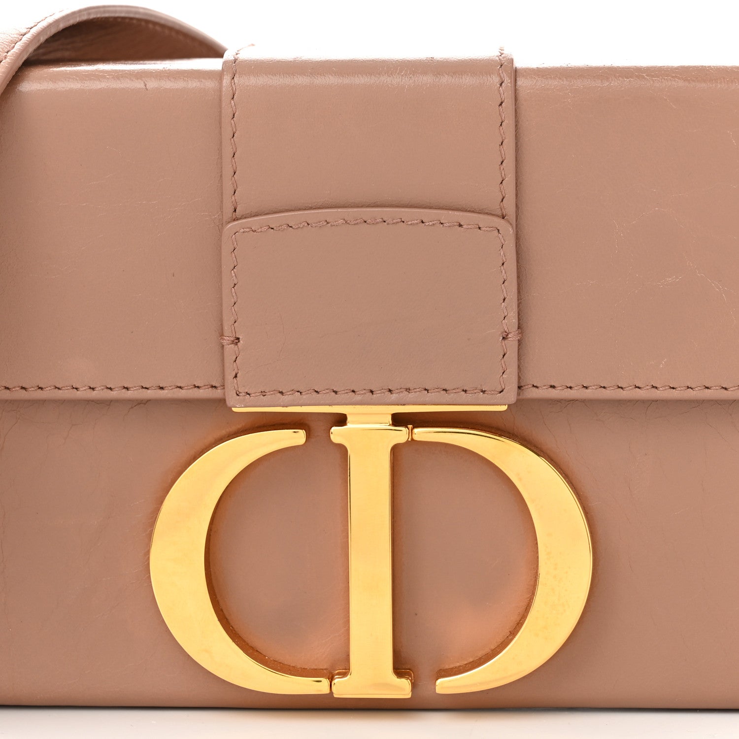 Christian Dior Smooth Calfskin Micro 30 Montaigne Flap Bag Pale Pink 8 of 11