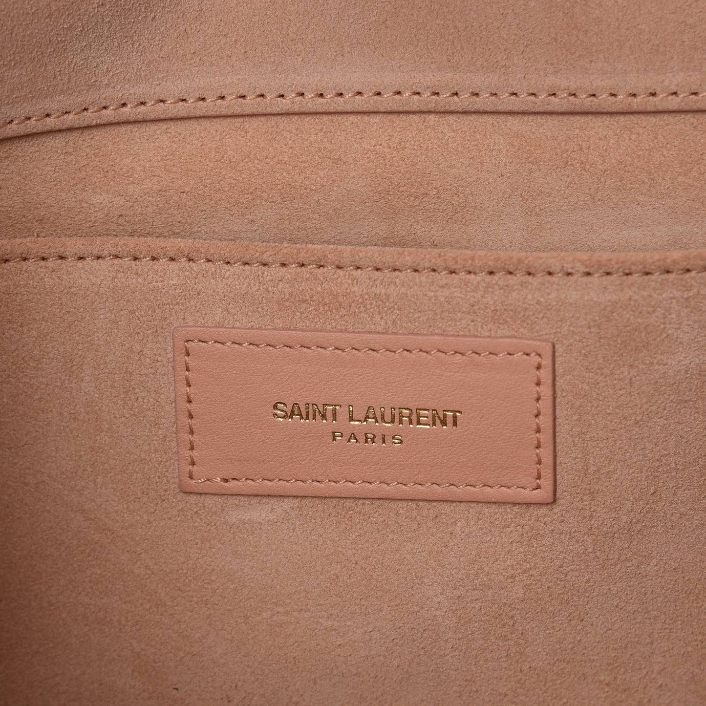 Calfskin Classic Y Ligne Clutch Blush