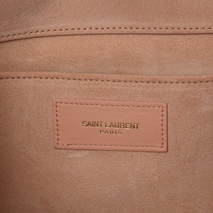 Saint Laurent Calfskin Classic Y Ligne Clutch Blush 7 of 12