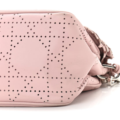 Christian Dior Lambskin Cannage Ruffle New Lock Flap Pink 6 of 12