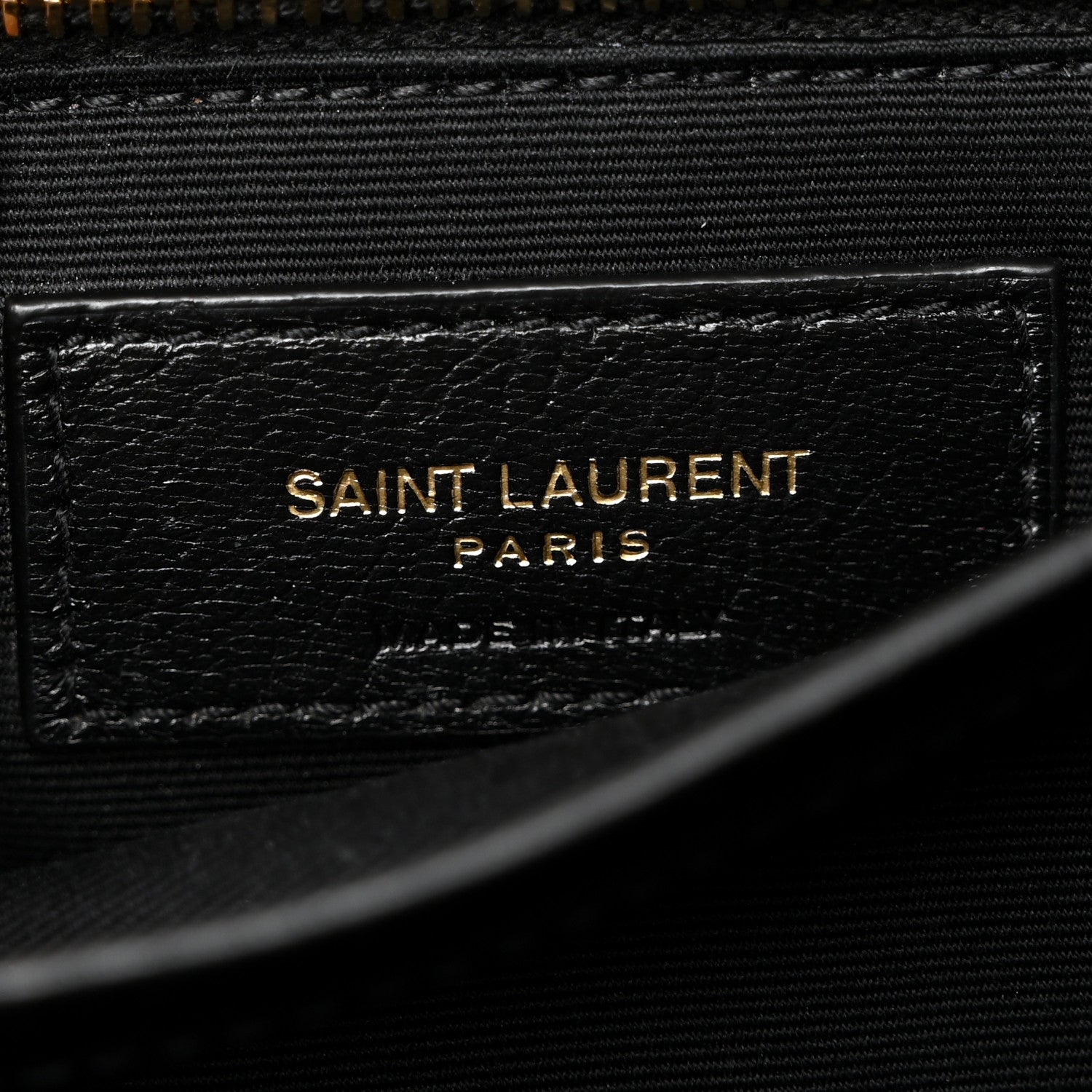 Saint Laurent Calfskin Y Quilted Monogram Toy Loulou Crossbody Bag Black 7 of 11