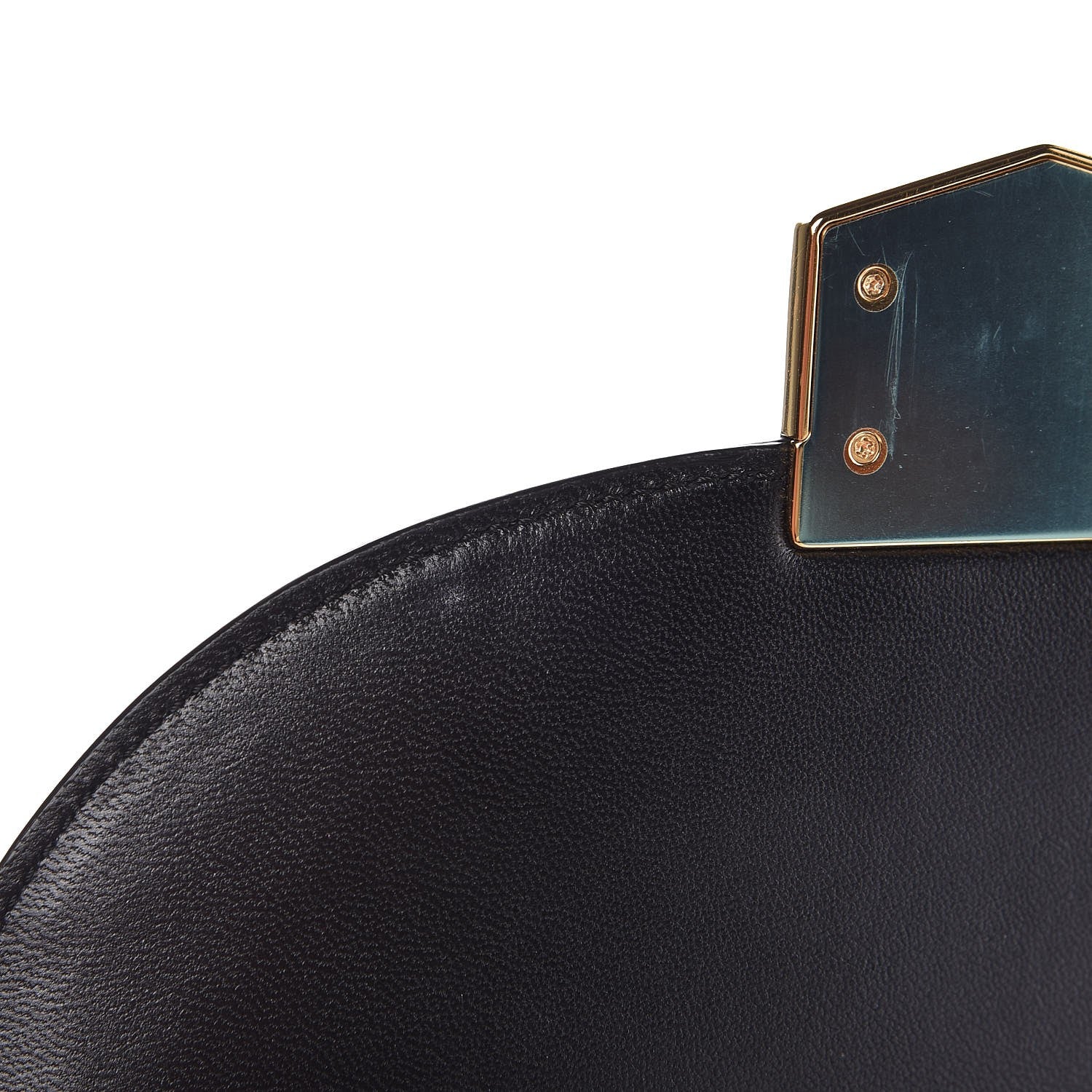 Celine Grained Calfskin Compact Trotteur Black 9 of 9