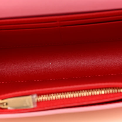 Christian Louboutin Calfskin Spikes Loubinthesky Paloma Wallet On Chain Degraftersun Gold 4 of 9