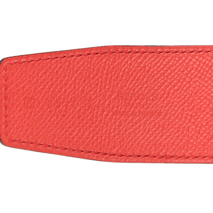 Hermes Epsom 42mm Constance H Belt 85 Rouge Casaque Rose Jaipur 3 of 9