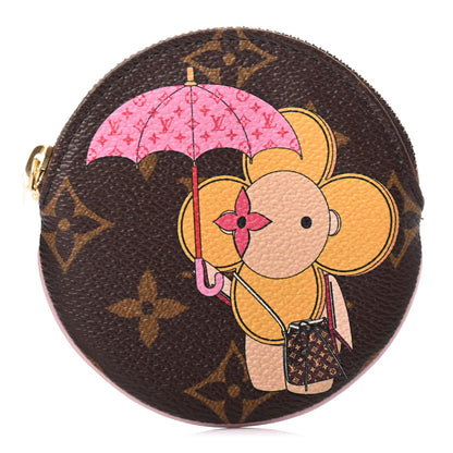 Louis Vuitton Monogram 2019 Christmas Animation Tokyo Round Coin Purse 1 of 4