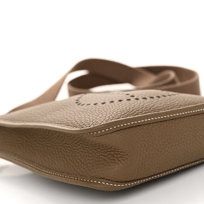 Hermes Taurillon Clemence Evelyne TPM Etoupe 9 of 11