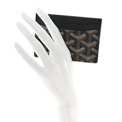Goyard Goyardine Saint Sulpice Card Holder Black 2 of 7