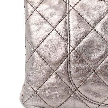 Chanel Metallic Aged Calfskin Quilted 2.55 Reissue 227 Flap Silver 13 of 13