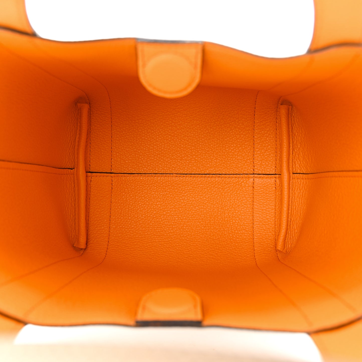 Taurillon Blush Duo Cabas BB Tote Greige Mandarine