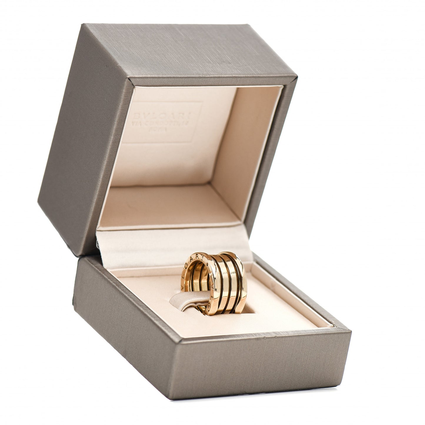 18K Yellow Gold B.Zero1 Four-Band Ring 50 5.25