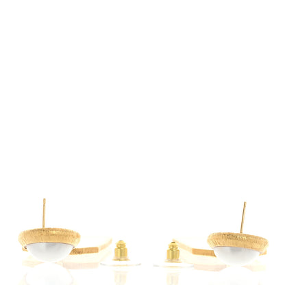 Chanel Pearl CC Tags Drop Earrings Gold 4 of 4