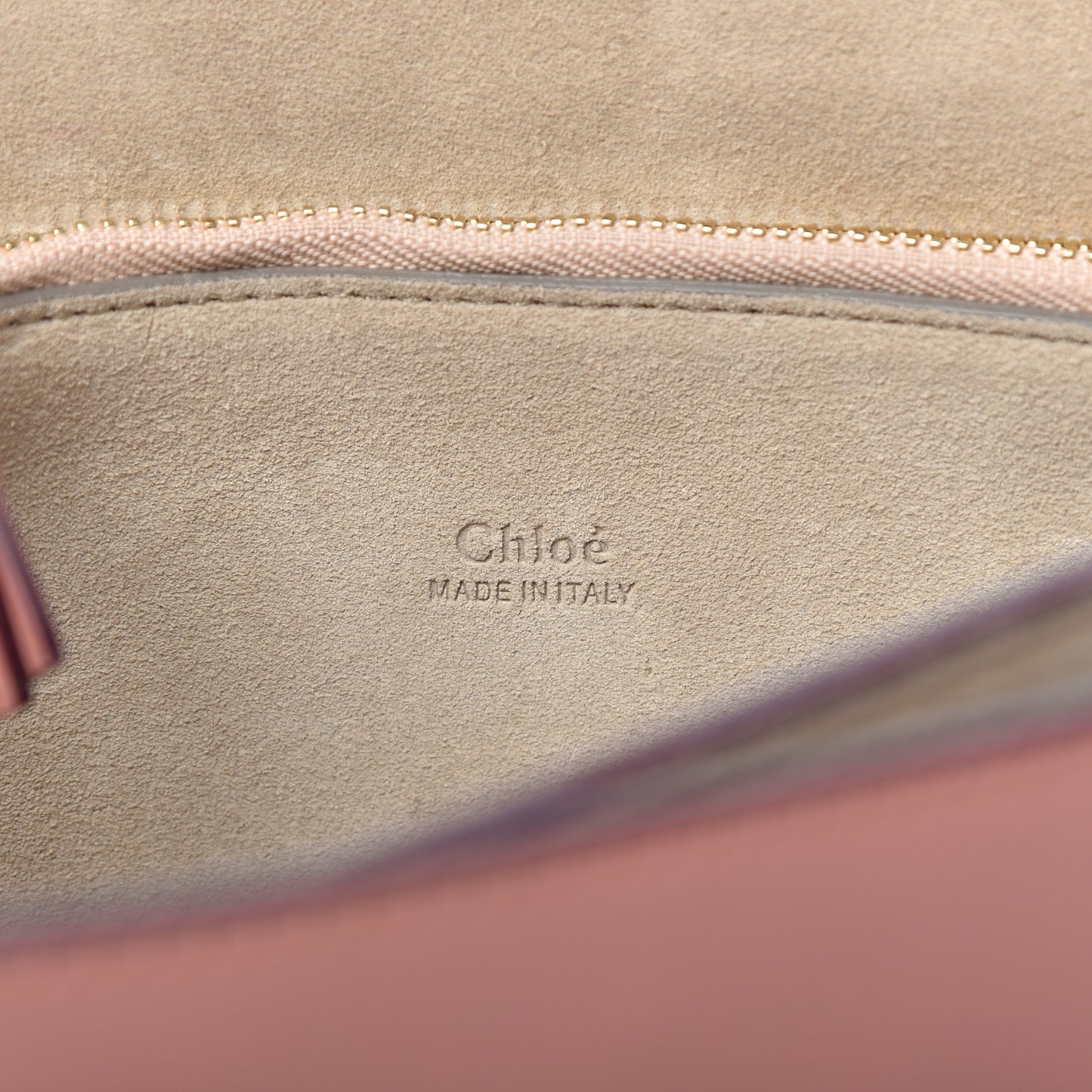 Calfskin Suede Medium Faye Shoulder Bag Misty Rose Dark Purple