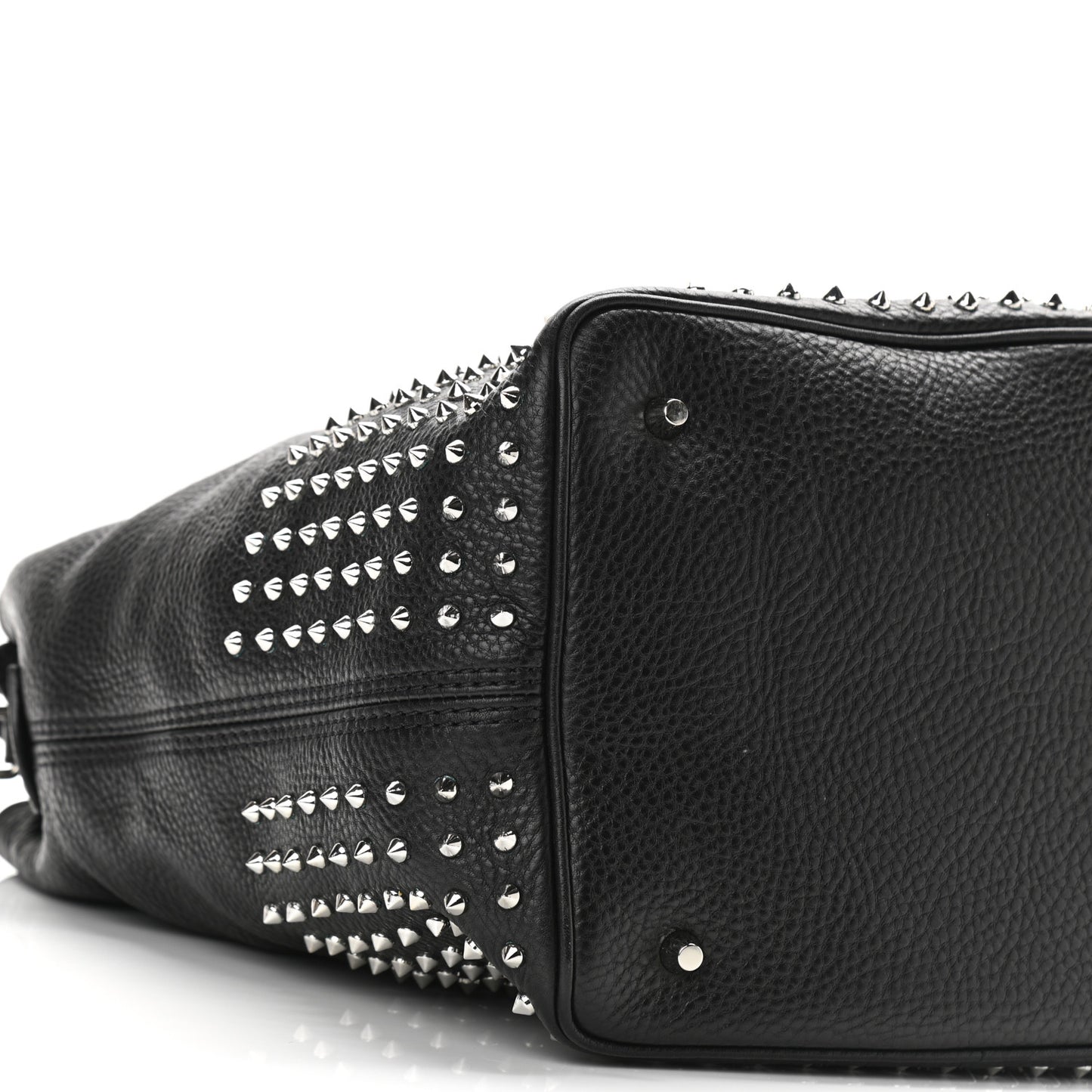 Calfskin Studded Medium Susanna Hobo Black