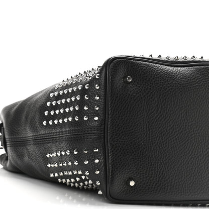Burberry Calfskin Studded Medium Susanna Hobo Black 8 of 9