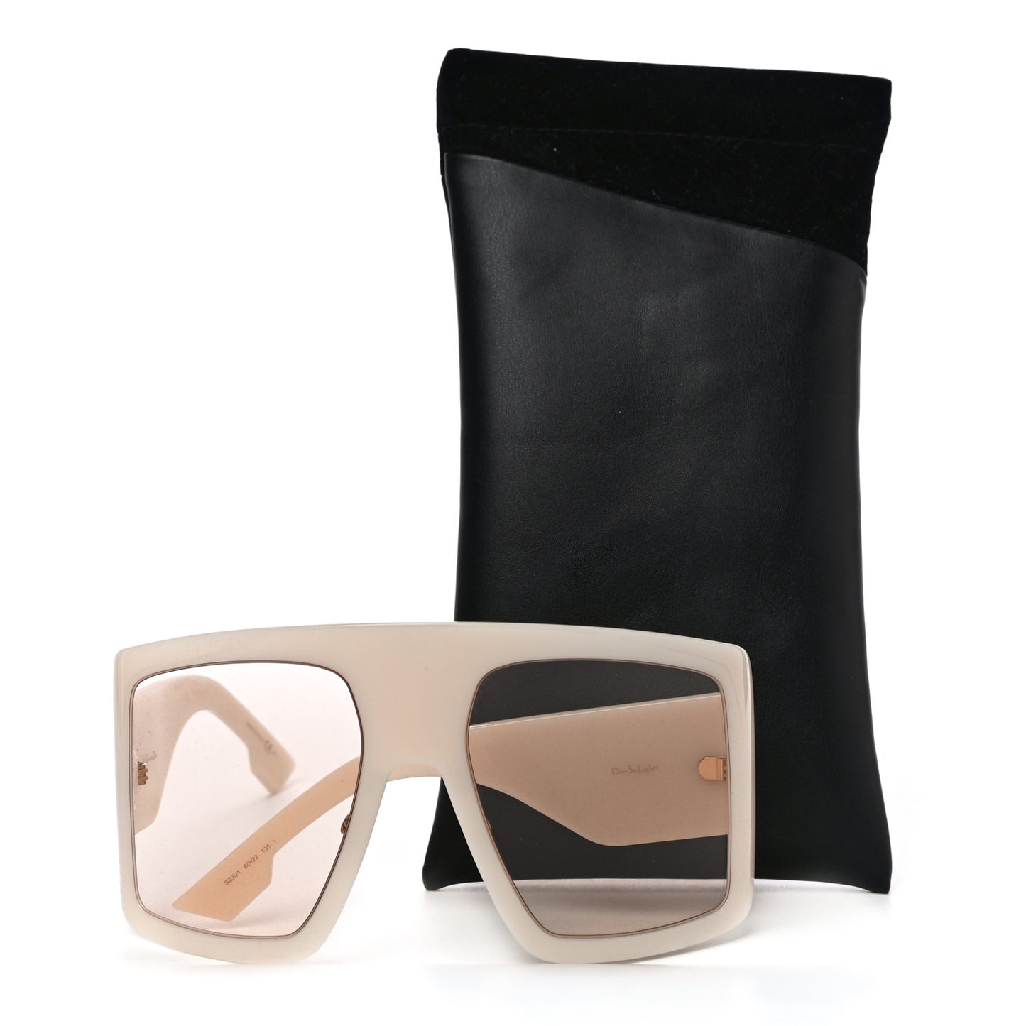 Acetate DiorSo Light 1 Shield Sunglasses Ivory