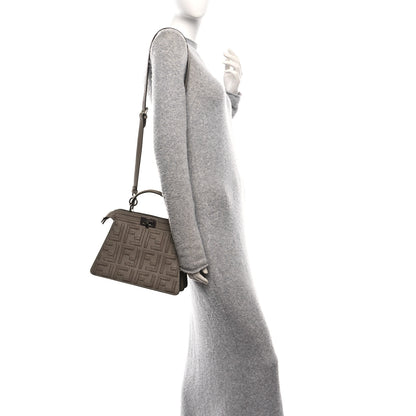Fendi Cuoio Romano Nappa Intreccio FF Small Peekaboo I SEE U Corda 2 of 10
