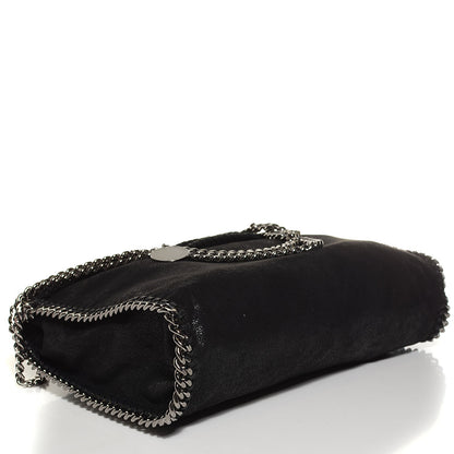 Stella McCartney Shaggy Deer Small Falabella Fold Over Tote Black 4 of 9