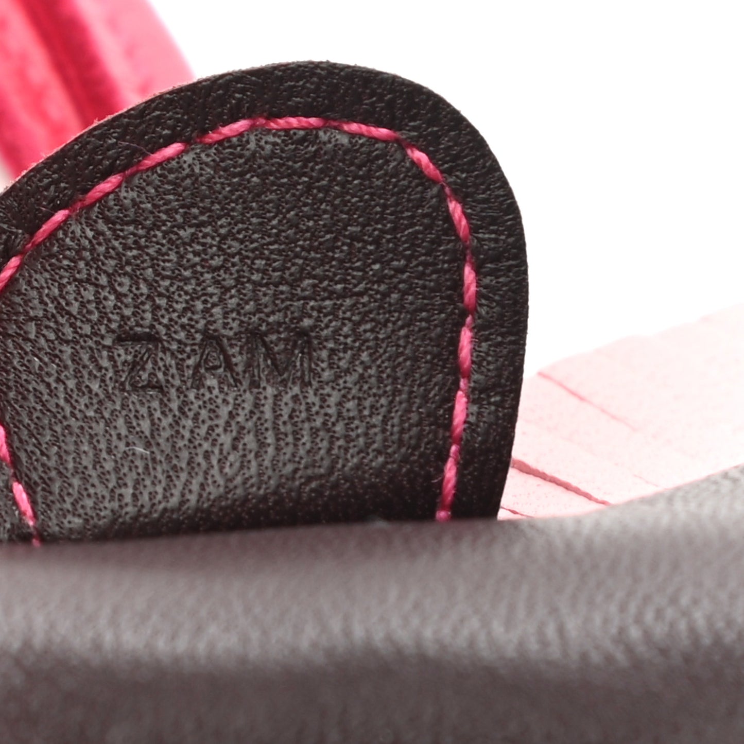 Milo Lambskin Matte Alligator Touch Grigri Rodeo Horse Bag Charm PM Rouge Sellier Framboise Rose Sakura