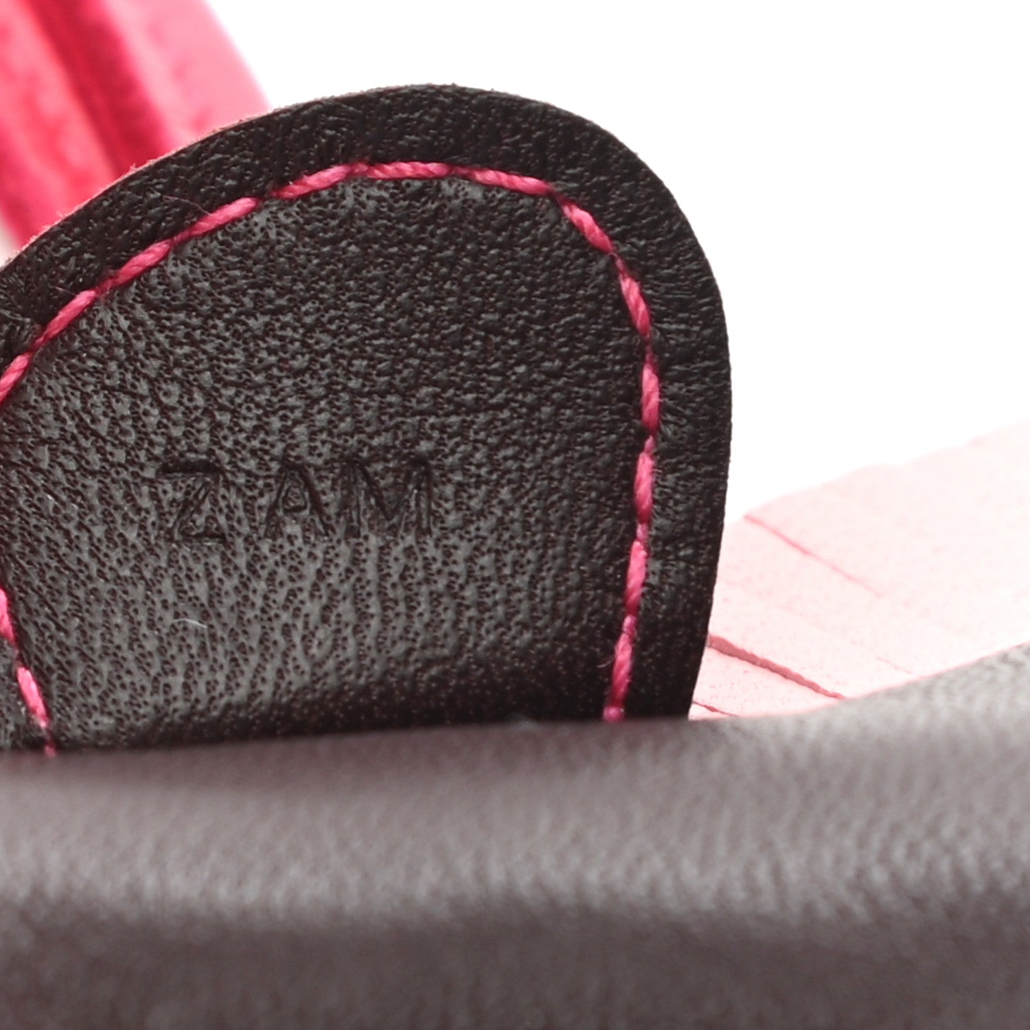 Hermes Milo Lambskin Matte Alligator Touch Grigri Rodeo Horse Bag Charm PM Rouge Sellier Framboise Rose Sakura 4 of 5