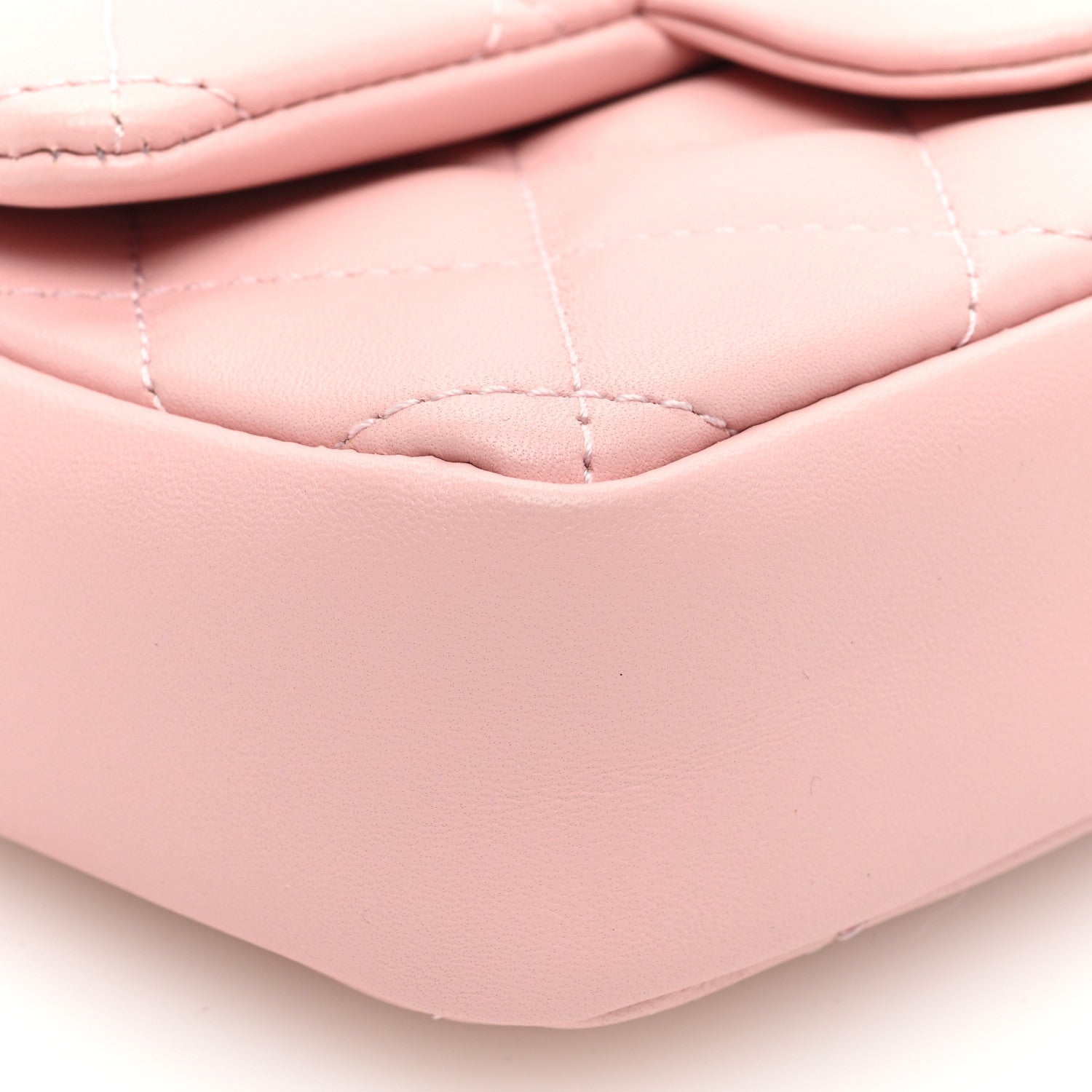 Chanel Lambskin Quilted Mini Heart Charms Flap Light Pink 8 of 9