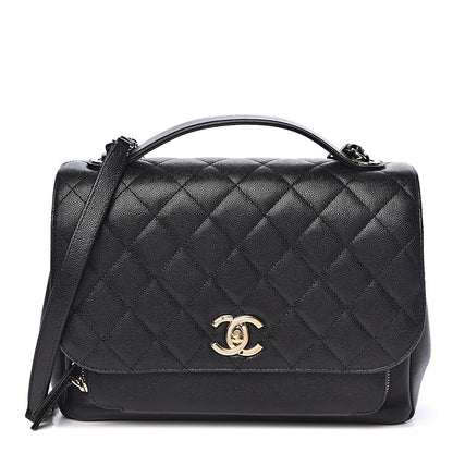 Chanel Caviar Quilted Large Business Affinity Flap Black 1 of 10