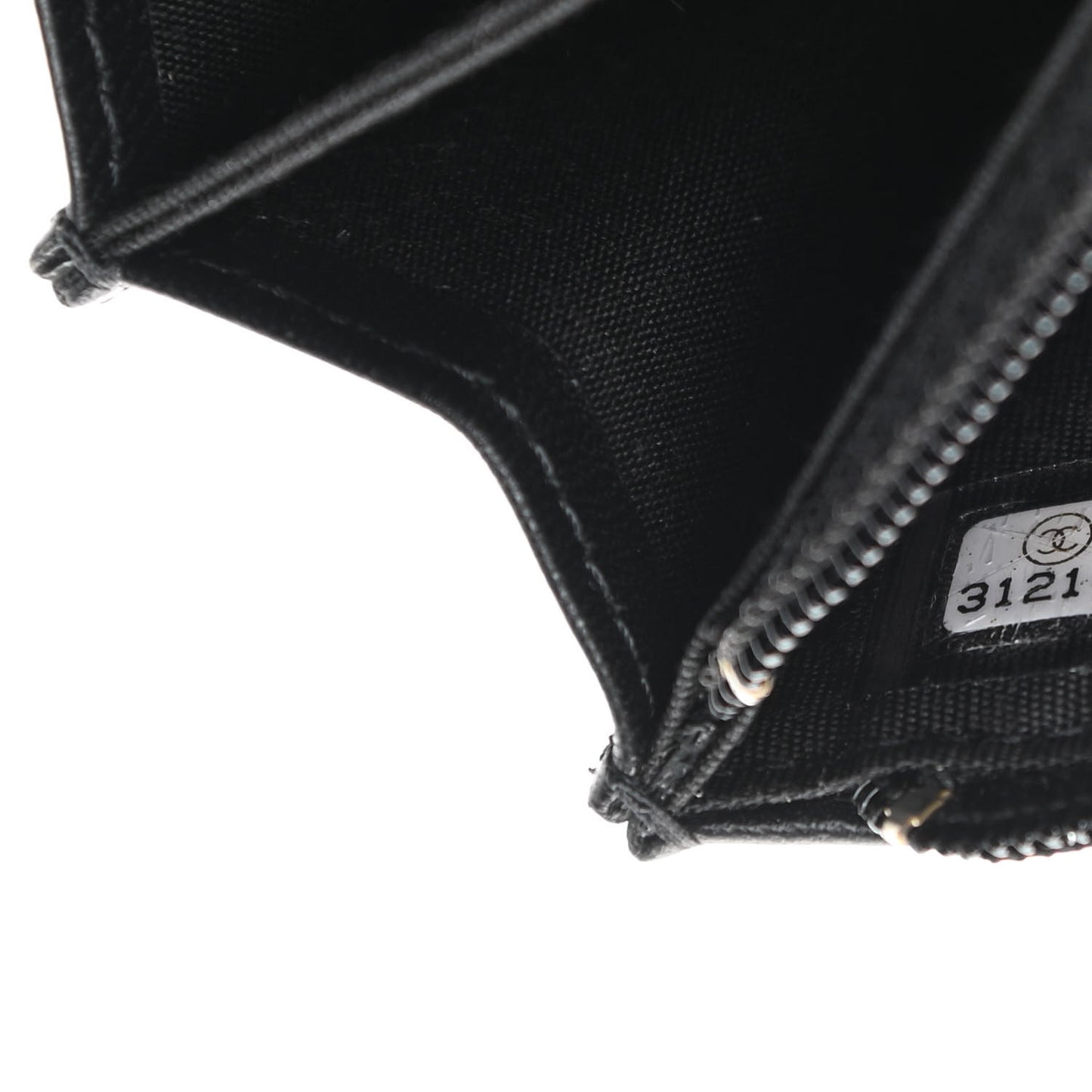 Lambskin Quilted Mini Camellia Bow Wallet On Chain WOC Black