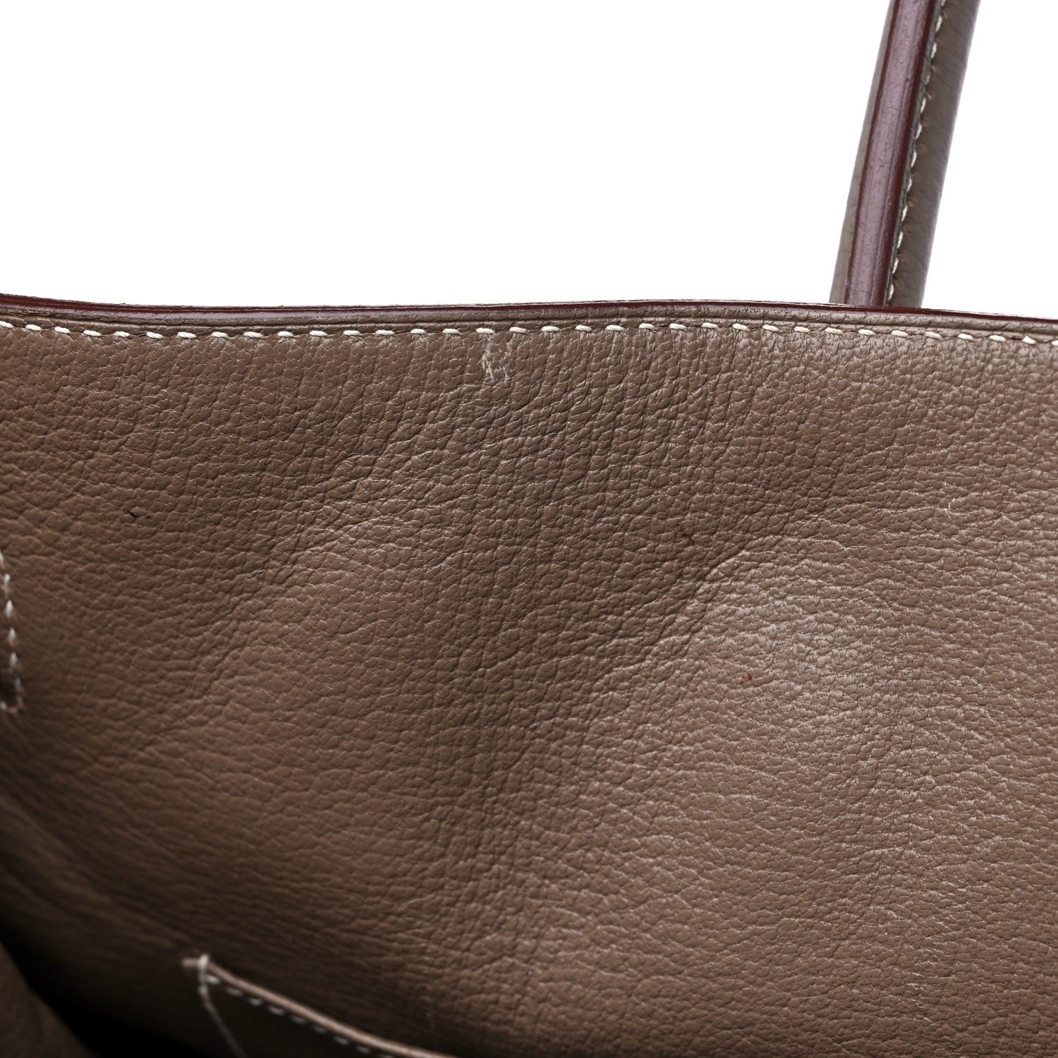 Hermes Taurillon Clemence Birkin 35 Etoupe 13 of 17