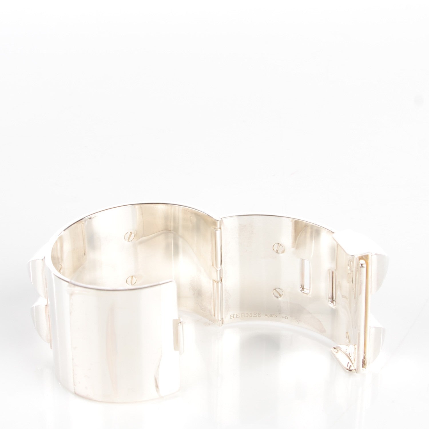 Hermes Sterling Silver Collier De Chien Bracelet SH 5 of 8