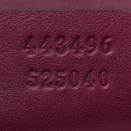 Gucci Velvet Matelasse Medium GG Marmont Shoulder Bag Fuchsia Violet Cyclamen 7 of 10