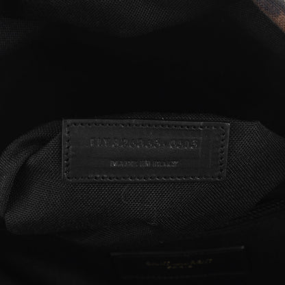 Saint Laurent Printed Canvas Leopard Classic Hunting Backpack Brown 7 of 7