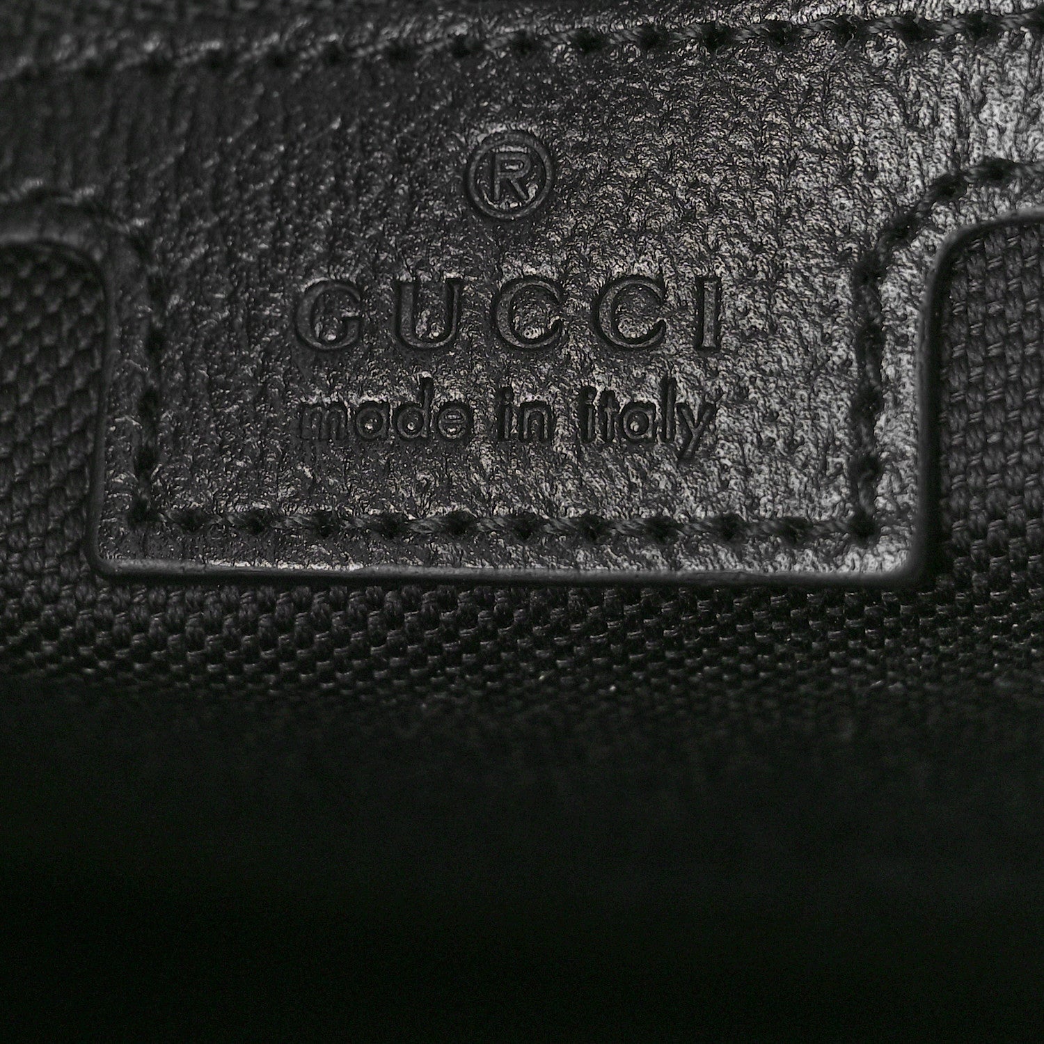 Gucci Monogram Jumbo GG Textured Dollar Calfskin Tote Bag Black 5 of 8