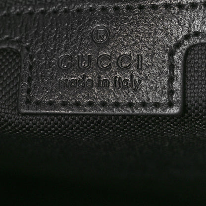 Gucci Monogram Jumbo GG Textured Dollar Calfskin Tote Bag Black 5 of 8