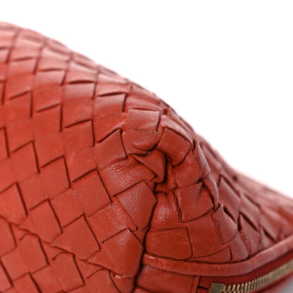 Bottega Veneta Nappa Intrecciato Cosmetic Case Red 8 of 22