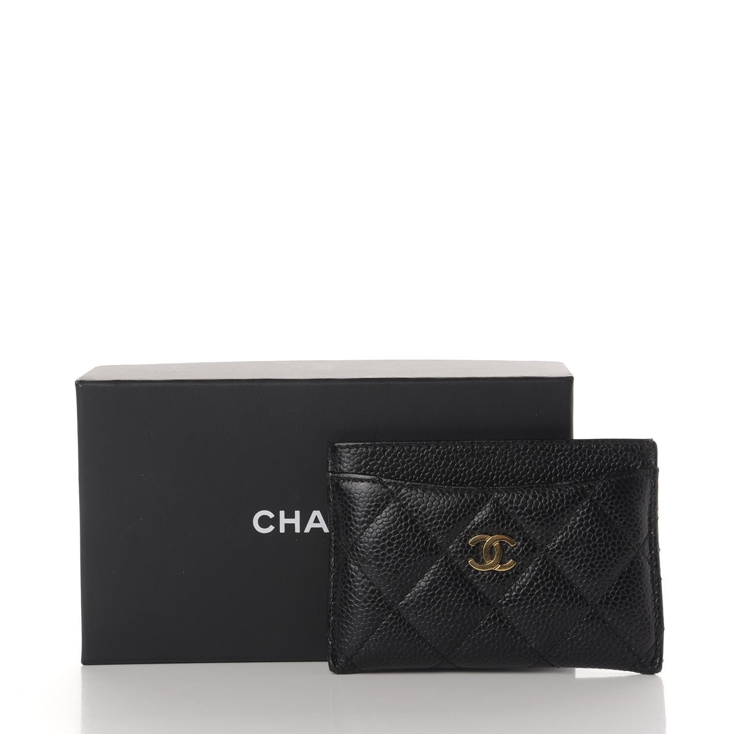 Chanel Caviar Quilted Card Holder Black 8 of 8