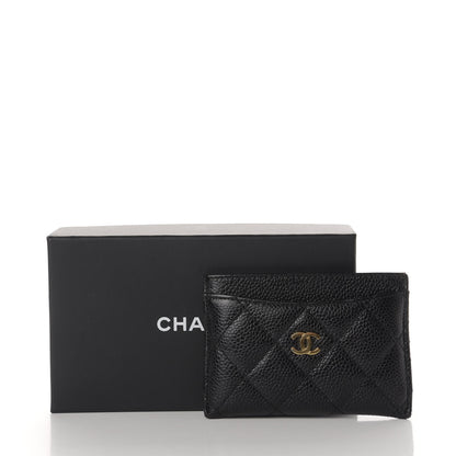 Chanel Caviar Quilted Card Holder Black 8 of 8