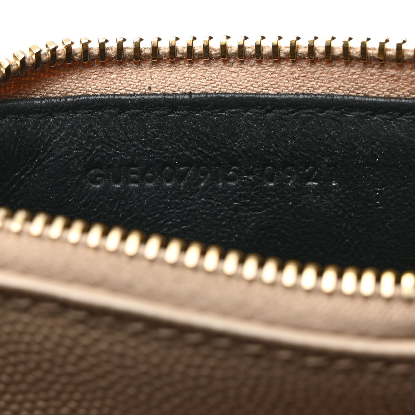Monogram Grain de Poudre 5 Fragments Zip Pouch Card Holder Dark Beige