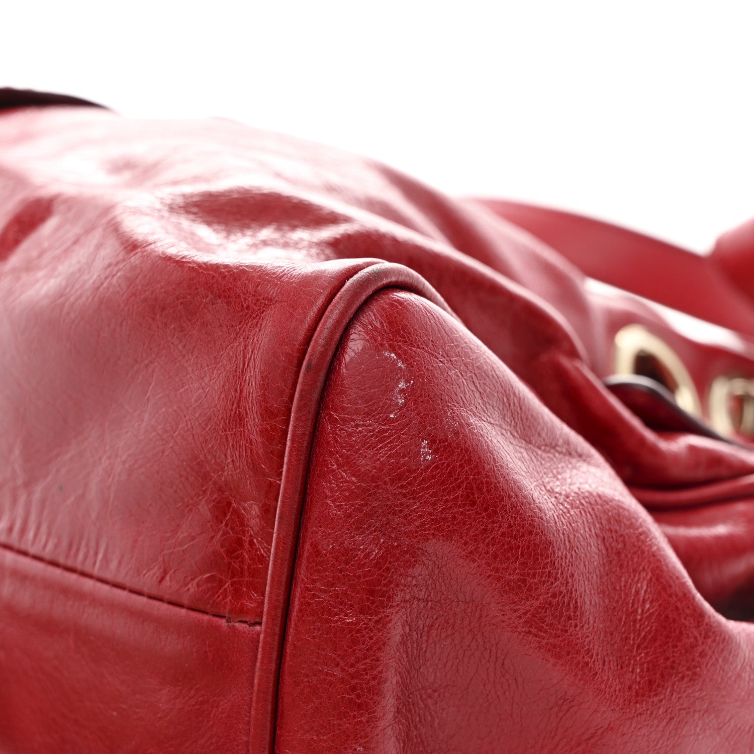 Jimmy Choo Calfskin Ramona Tote Red 10 of 12