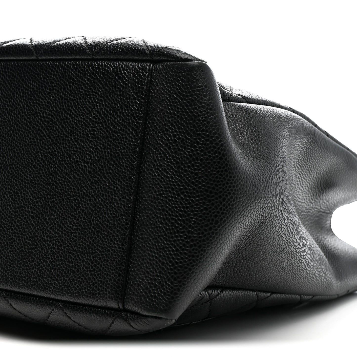 Caviar Quilted Grand Shopping Tote GST Black