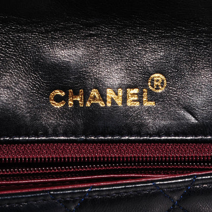 Chanel Lambskin Quilted Mini Flap Navy 7 of 8