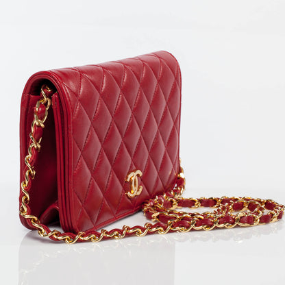 Chanel Lambskin Small Flap Red 4 of 8