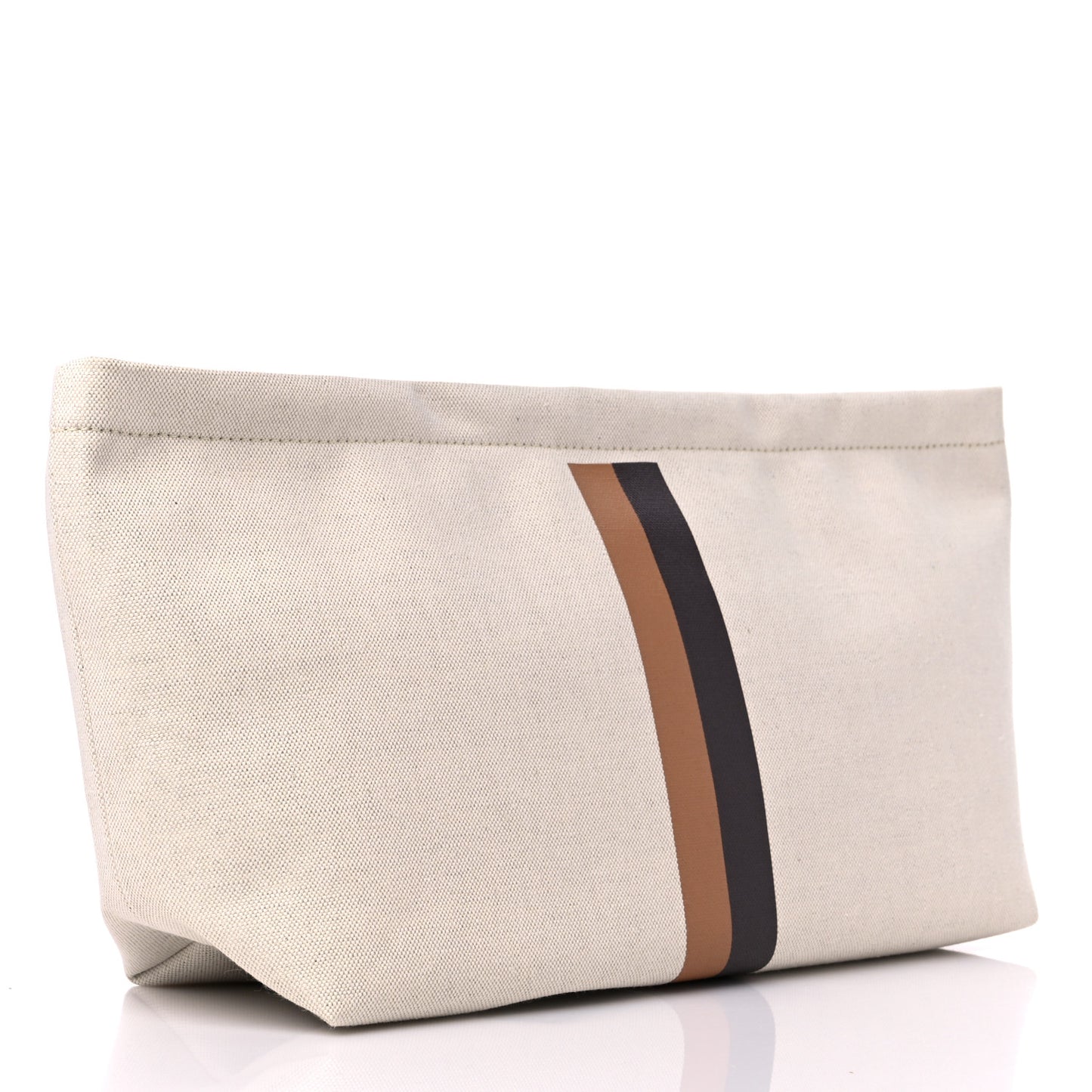 Canvas Necessaire Organizer Pouch Off White