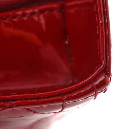 Christian Dior Patent Cannage Medium Lady Dior Red 13 of 16