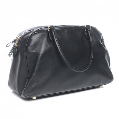 Valentino Garavani Nappa Studded Rosette Bowler Black 3 of 7