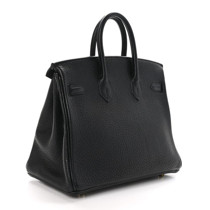 Hermes Togo Birkin 25 Black 3 of 13