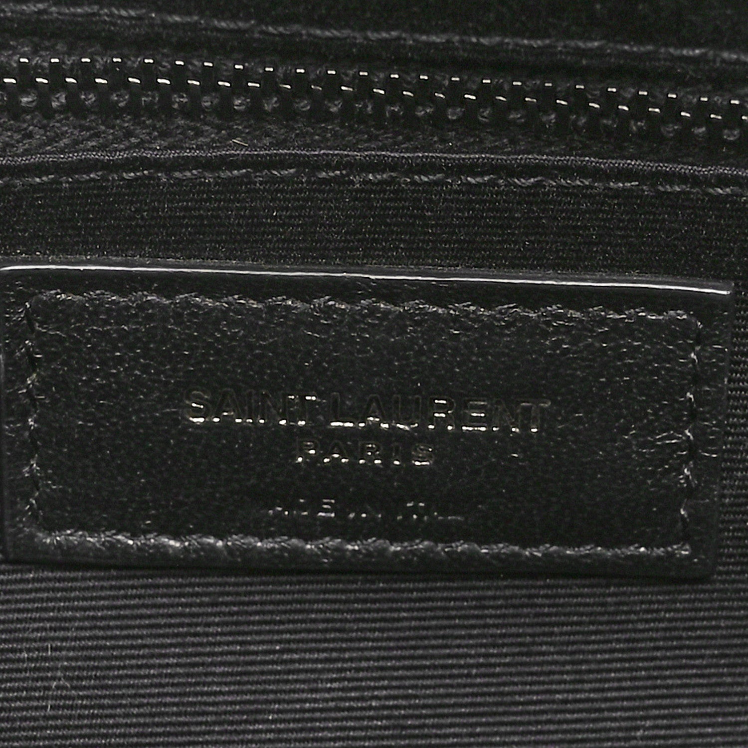 Saint Laurent Patent Pony Hair Leopard Print Patchwork Monochrome Monogram Medium Jamie Natural Black 6 of 10