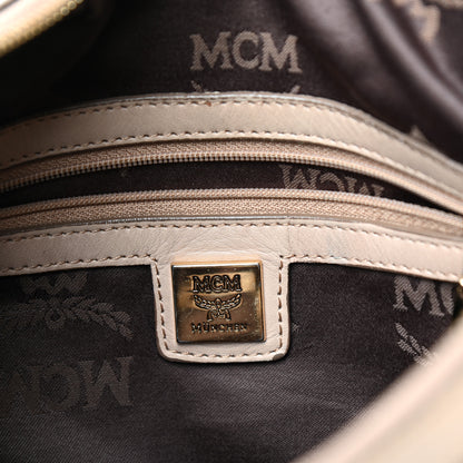 MCM Visetos Hobo Beige 6 of 9