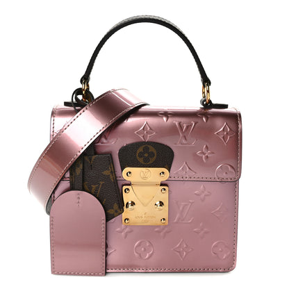 Louis Vuitton Vernis Monogram Spring Street Rose Pale Metallise 1 of 8