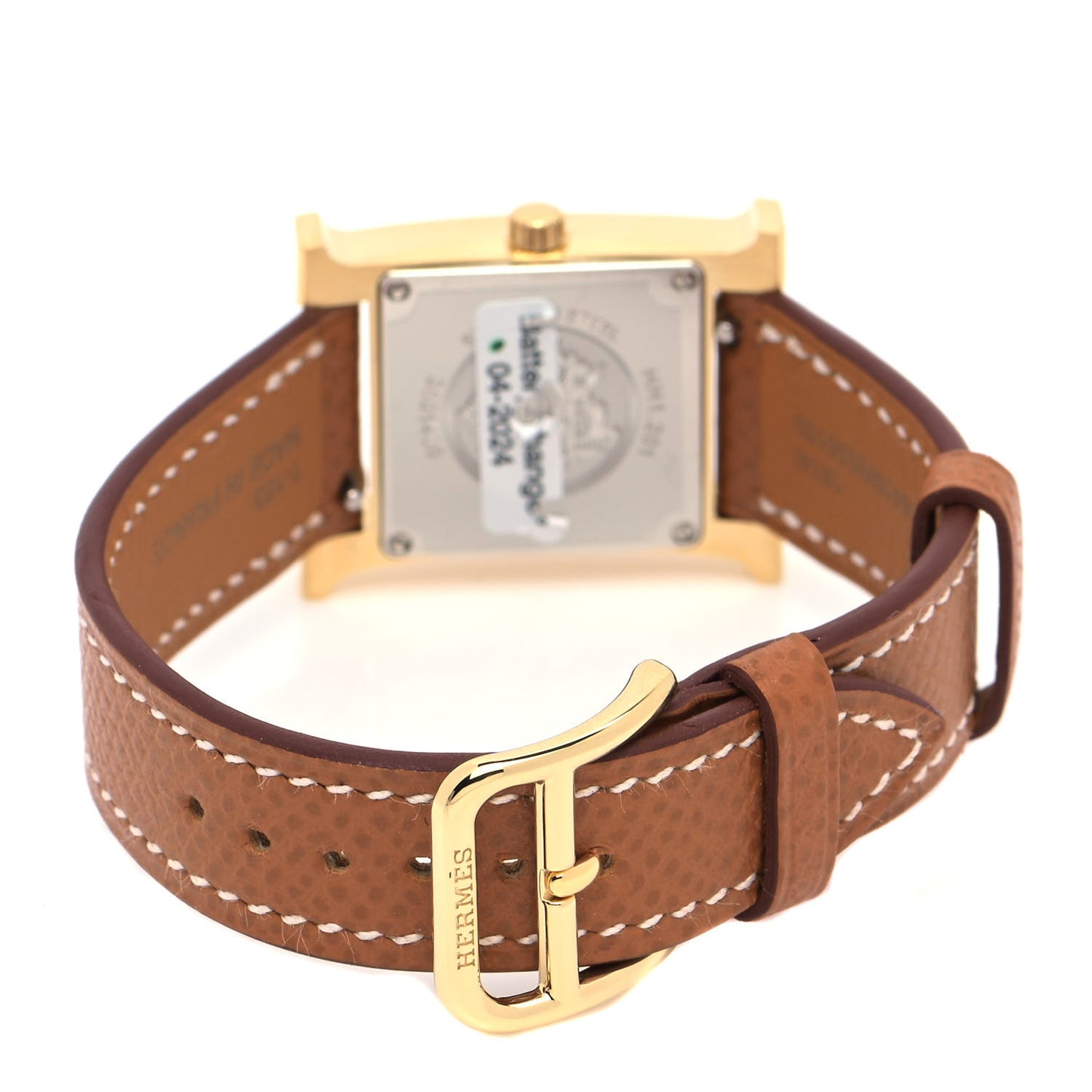 Stainless Steel Epsom 21mm Heure H Hour Quartz Watch Gold